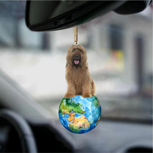 Briard-Around My Dog-Two Sided Ornament - Best gifts your whole family