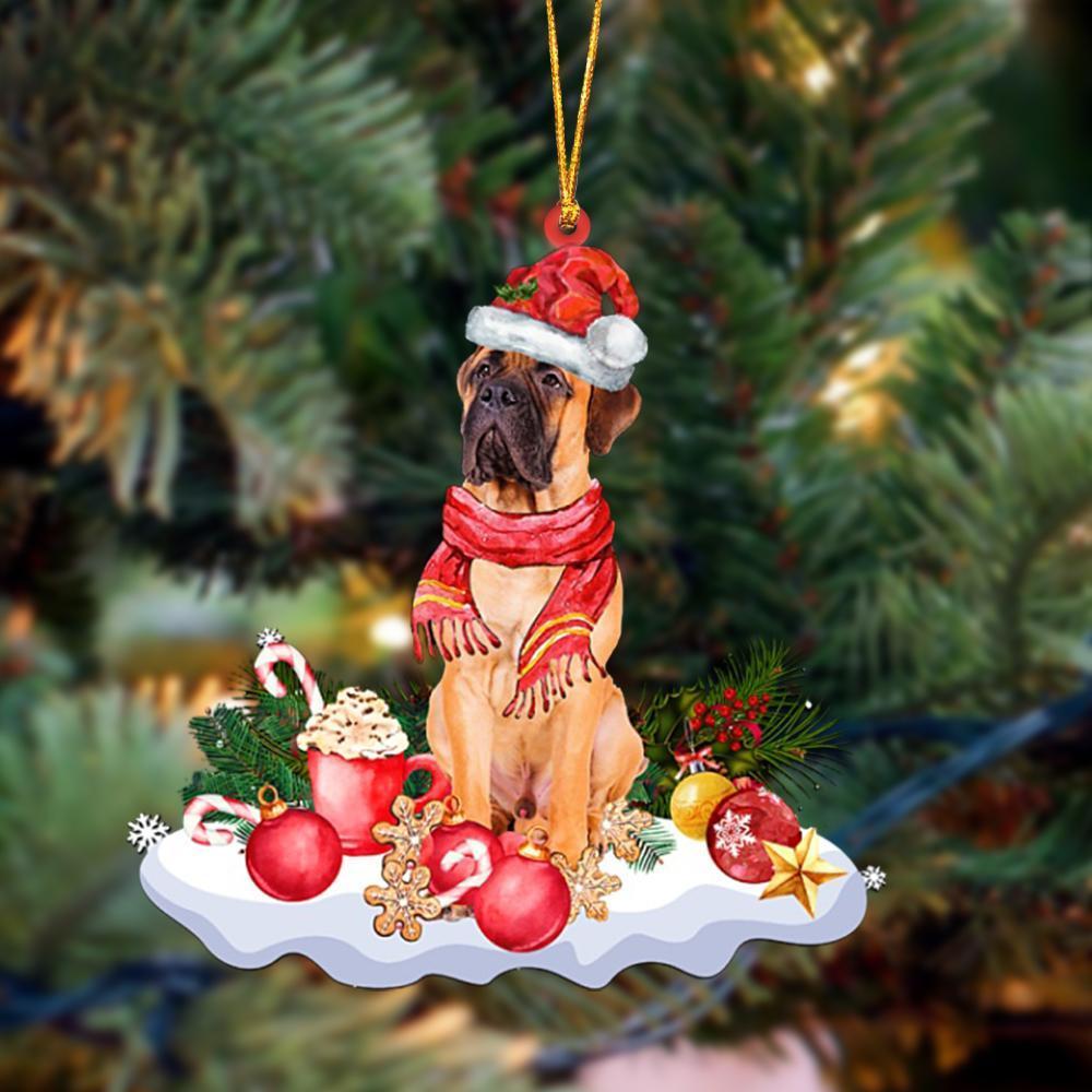 Bullmastiff 3-Better Christmas Hanging Ornament - Best gifts your whole family