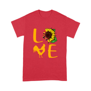 Sunflower with love - Tee Shirt Gift For Christmas