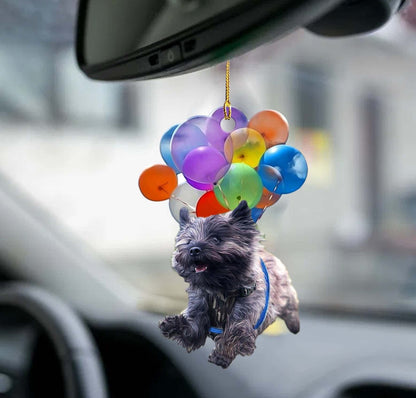 Cairn Terrier Fly With Bubbles Dog Hanging Ornament Dog Ornament Godmerc - Best gifts your whole family