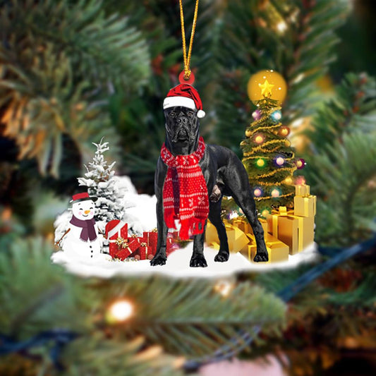 Cane Corso Christmas Ornament Christmas Tree Hanging Acrylic Ornament Gift - Best gifts your whole family