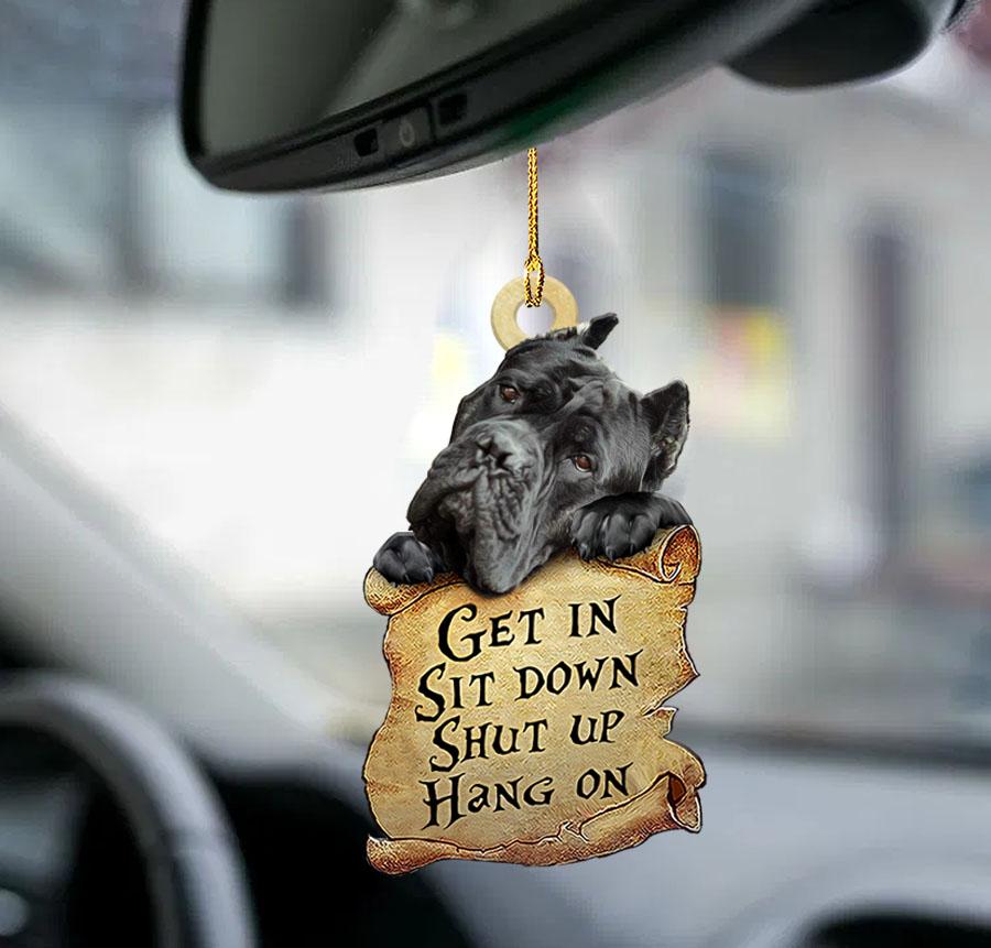 Cane Corso Get In Two Sided Ornament Christmas Gift Godmerch - Best gifts your whole family