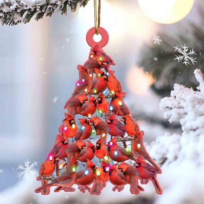 Cardinal Lovely Tree Gift For Cardinal Gift For Bird Lover Ornament - Best gifts your whole family
