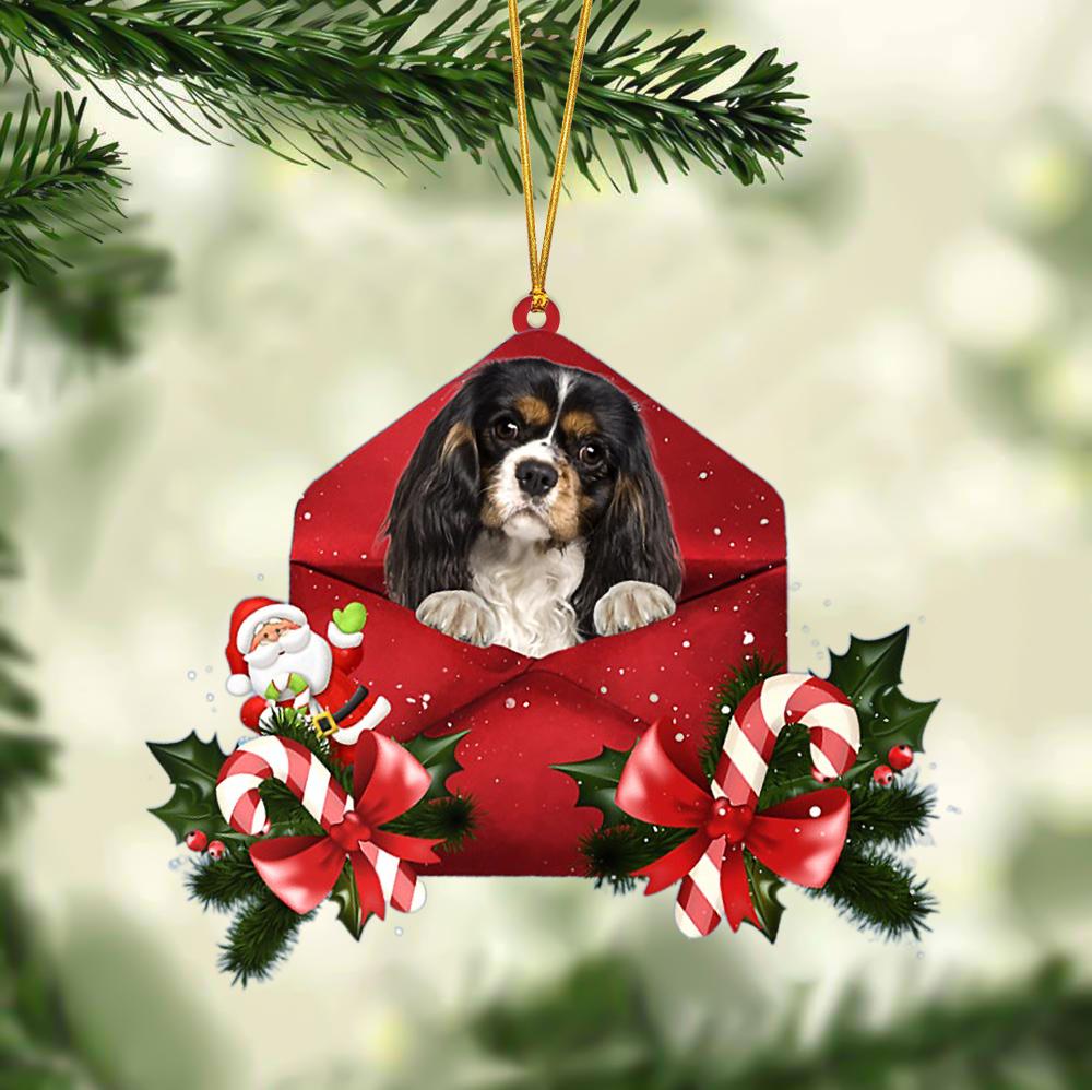 Cavalier King Charles Spaniel Christmas Letter Ornament Dog Christmas Decoration - Best gifts your whole family