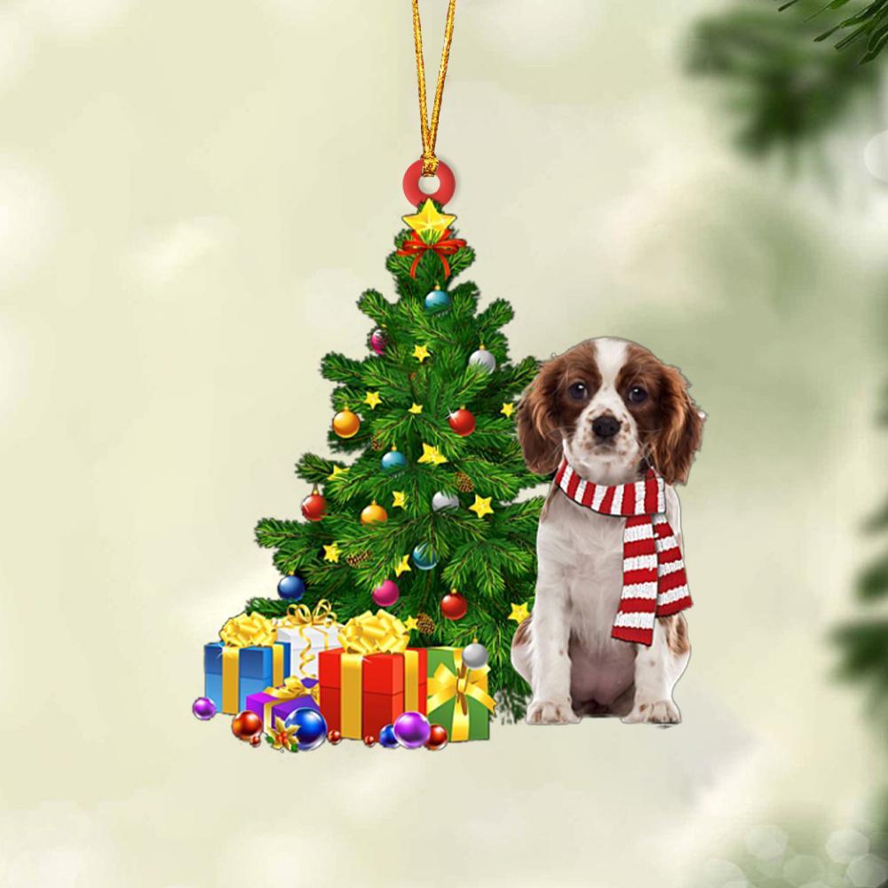 Cavalier King Charles Spaniel-Christmas Star Hanging Ornament - Best gifts your whole family