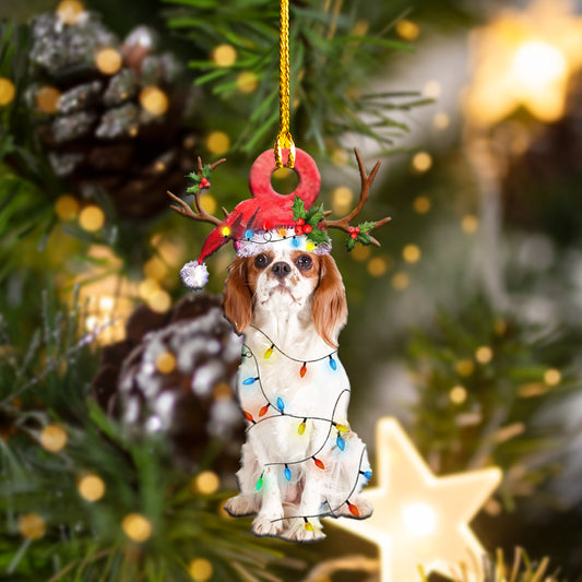 Cavalier King Charles Spaniels Christmas Shape Ornament - Best gifts your whole family