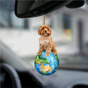 Cavoodle-Around My Dog-Two Sided Ornament - Best gifts your whole family