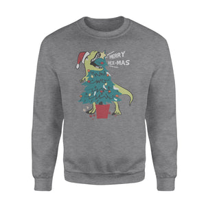 Christmas tree, Merry Rex-mas funny sweatshirt gifts christmas ugly sweater for men and women