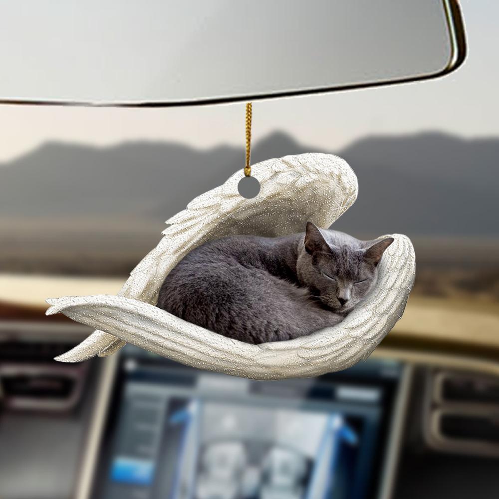 Chartreux Sleeping Angel Chartreux Lovers Cat Mom Ornament - Best gifts your whole family