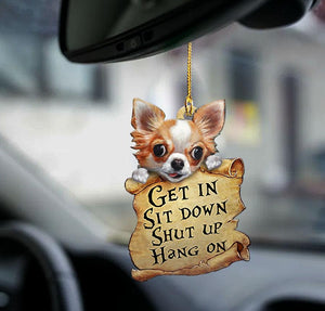 Chihuahua Get In Dog Lover Two Sided Ornament - Best gifts your whole family