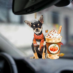 Chihuahua-Pumpkin Spice Kinda-Two Sided Ornament - Best gifts your whole family