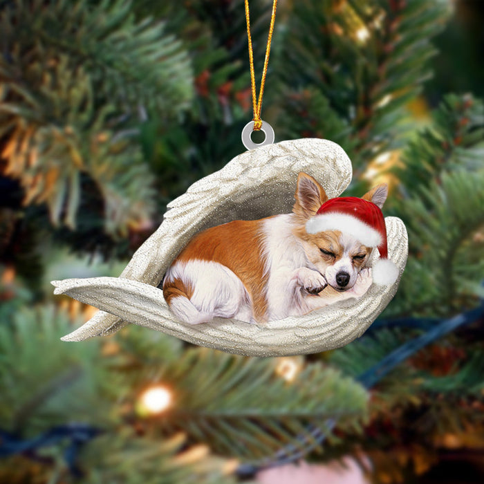 Chihuahua Sleeping Angel Christmas Ornament Dog Christmas Hanging Ornament - Best gifts your whole family