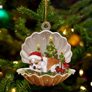 Chihuahua-Sleeping Pearl In Christmas Two Sided Ornament - Best gifts your whole family