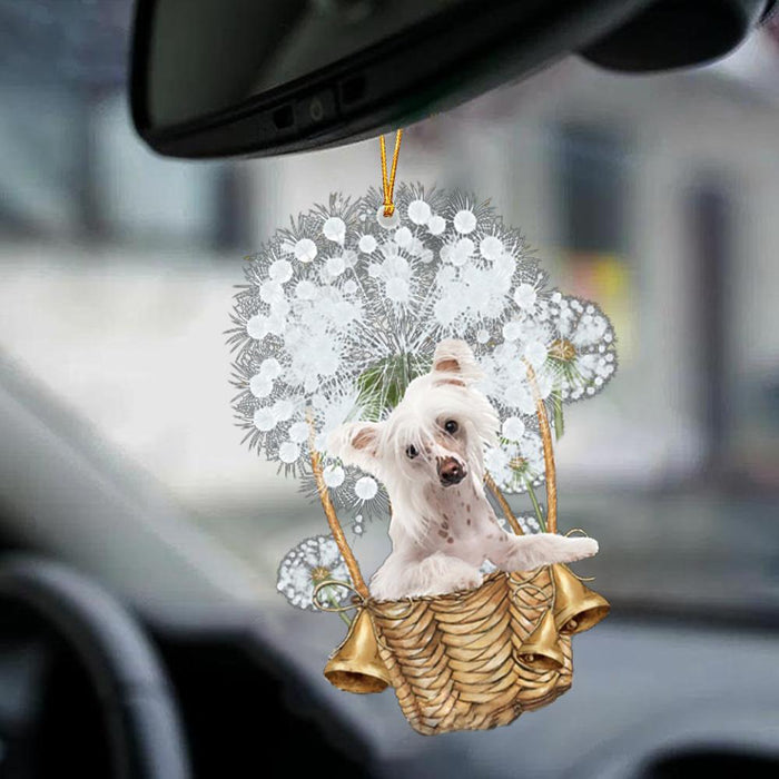 Chinese Crested-Dandelion-Two Sided Ornament - Best gifts your whole family