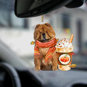 Chow Chow-Pumpkin Spice Kinda-Two Sided Ornament - Best gifts your whole family