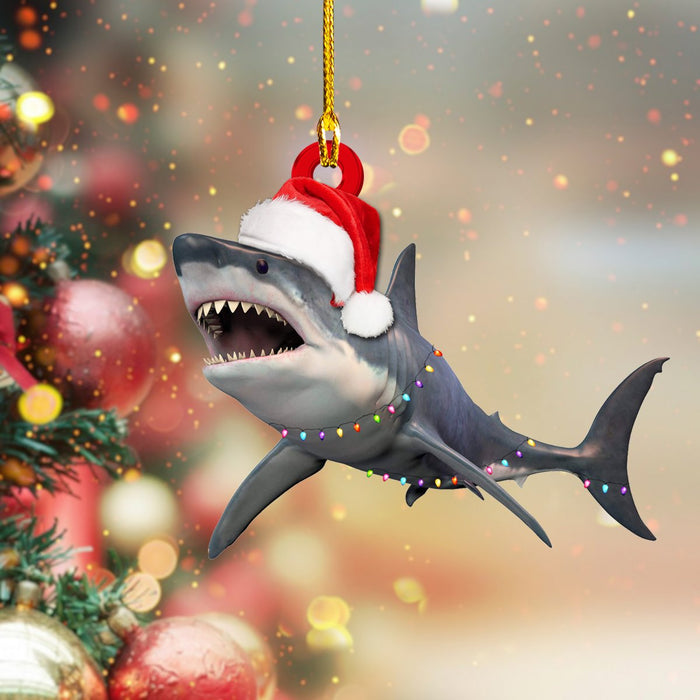 Christmas Shark Ornament - Best gifts your whole family