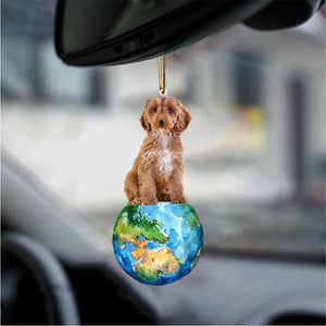 Cockapoo-Around My Dog-Two Sided Ornament - Best gifts your whole family