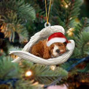 Cockapoo Sleeping Angel Christmas Ornament Godmerc - Best gifts your whole family