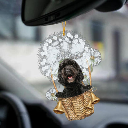 Cockerpoo Black-Dandelion-Two Sided Ornament - Best gifts your whole family