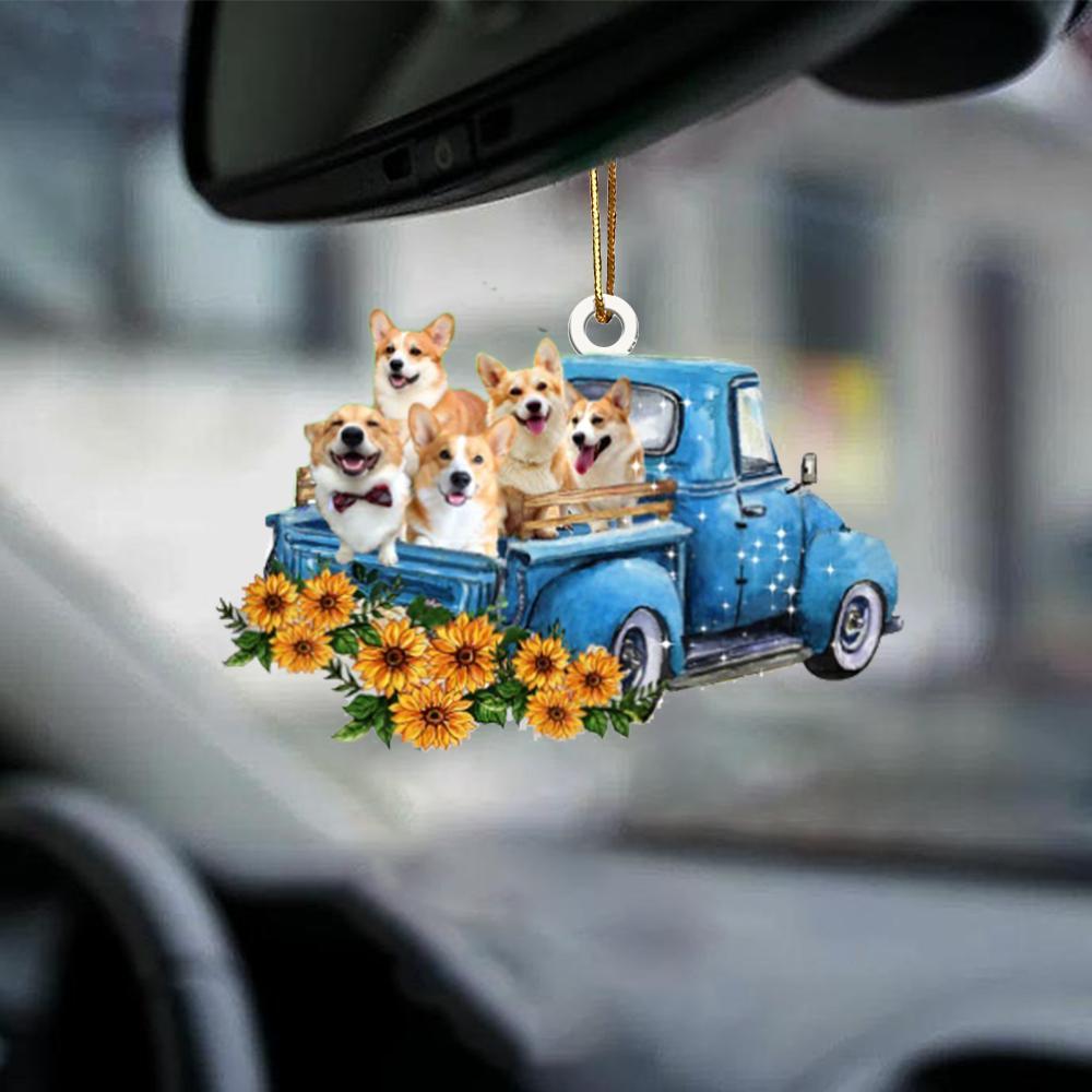 Corgi -Take The Trip Classic- Two Sided Ornament - Best gifts your whole family