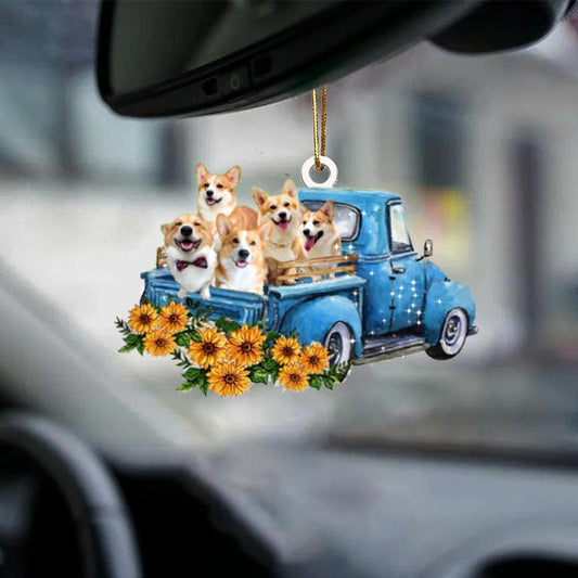 Corgi -Take The Trip Classic- Two Sided Ornament - Best gifts your whole family