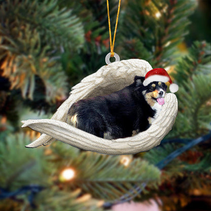Corgi3 Sleeping Angel Christmas Ornament Godmerc - Best gifts your whole family