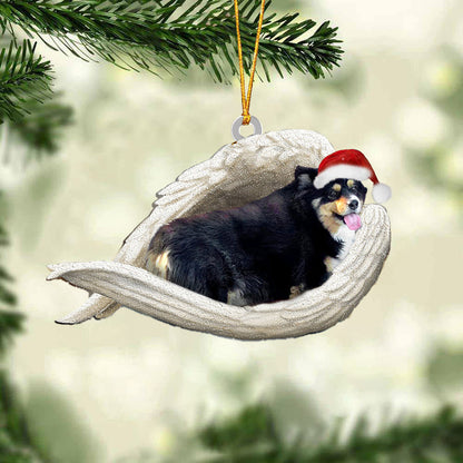 Corgi3 Sleeping Angel Christmas Ornament Godmerc - Best gifts your whole family