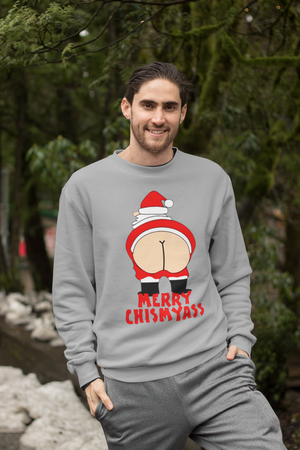 Merry Chismyass Shirt - Dirty Santa T-shirt - Naughty Saying Santa Tee - Merry Christmas Shirt - Funny Xmas T-shirt