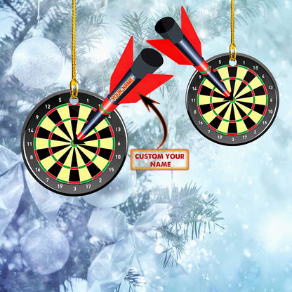Custom Name Dart Ornament Dart Gift Car Ornamentf - Best gifts your whole family