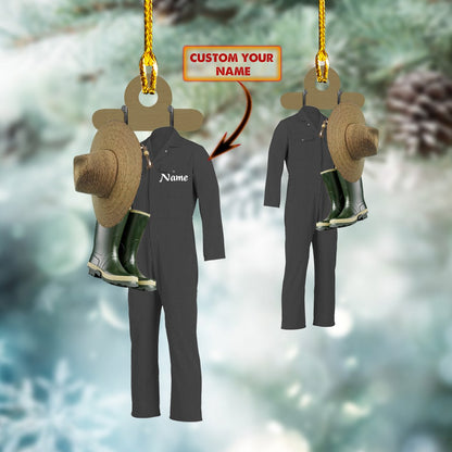 Custom Name Grey Gardener Custume Car Ornament - Best gifts your whole family