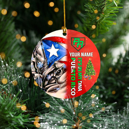 Custom Ornament - Puerto Rico Car Ornament - Best gifts your whole family