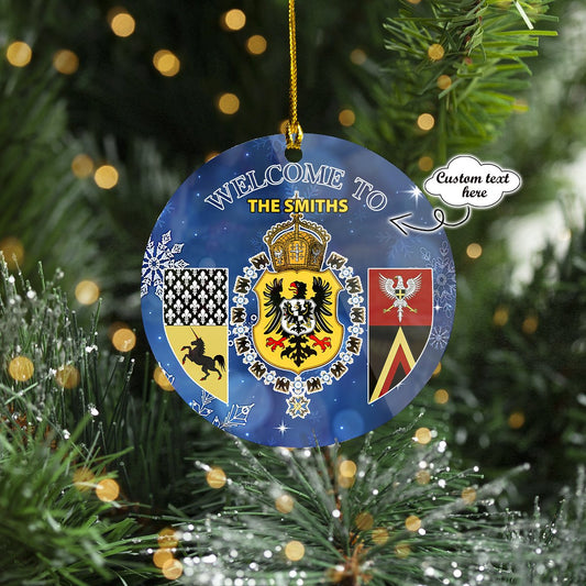 Custom Ornament - Welcome To Germany Family - Car Ornament - Best gifts your whole family