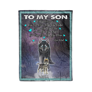 To my son - Always remember you are braver than you believe and love more than you know father and son fleece blanket gifts christmas family blanket