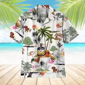 Dachshund Hawaiian Shirt | For Men & Women | Adult | HW4403