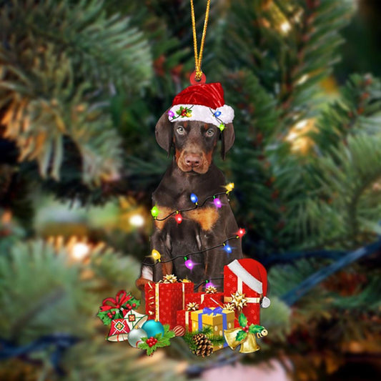 Dobermann-Dog Be Christmas Tree Hanging Ornament - Best gifts your whole family