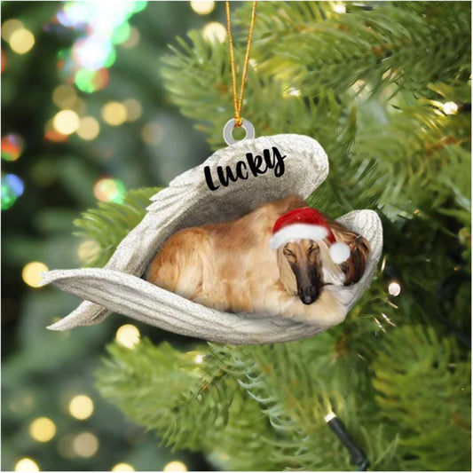 Dog Sleeping Angel Acrylic Ornament Acrylic Ornament - Best gifts your whole family