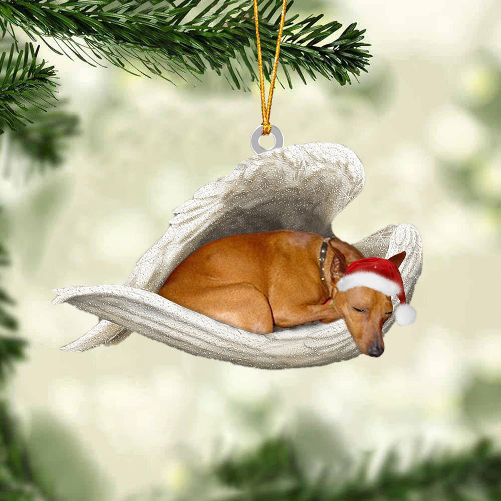 Dog3 Sleeping Angel Christmas Ornament Godmerc - Best gifts your whole family