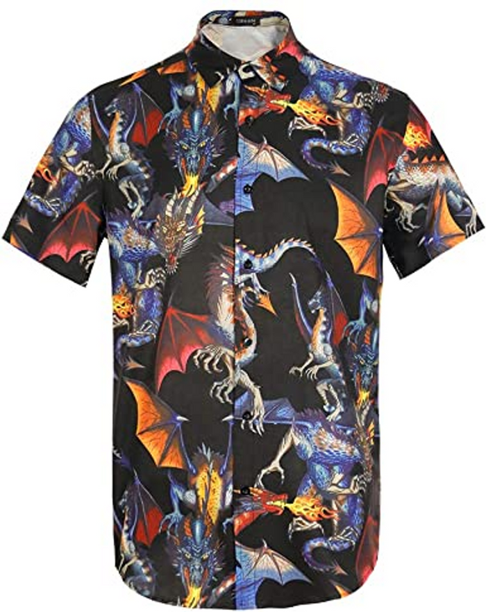 Dragon Animal Hawaiian Shirt,Hawaiian Shirt Gift,Christmas Gift