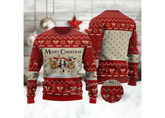 Mooey Christmas Ugly Sweater Cow Cattle, Christmas Ugly Sweater,Christmas Gift,Gift Christmas 2022