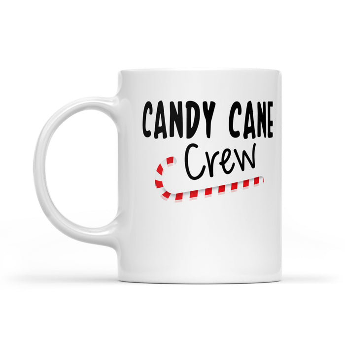 Candy Canes Crew Funny Christmas White Mug Gift For Christmas