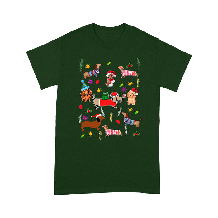Dachshund Christmas - Standard T-shirt Tee Shirt Gift For Christmas