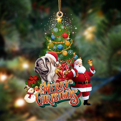 English Bulldog-Christmas Tree&Dog Hanging Ornament - Best gifts your whole family