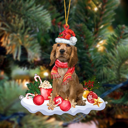 English Cocker Spaniel 2-Better Christmas Hanging Ornament - Best gifts your whole family