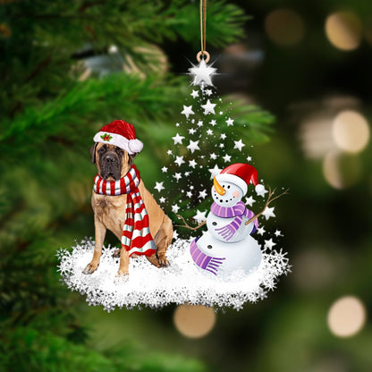 English Mastiff 1-Star Tree Hanging Ornament - Best gifts your whole family
