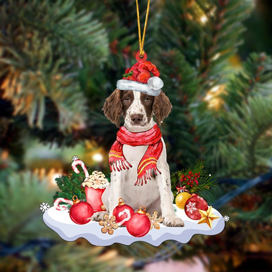 English Springer Spaniel 1-Better Christmas Hanging Ornament - Best gifts your whole family