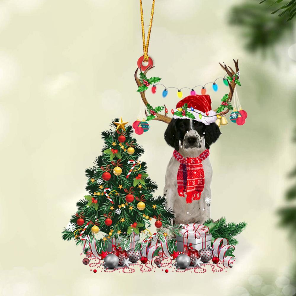 English Springer Spaniel 2-Christmas Tree Gift Hanging Ornament - Best gifts your whole family
