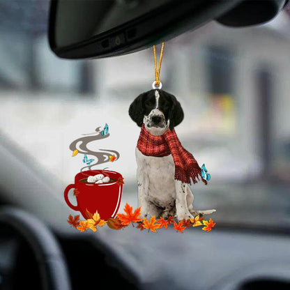 English Springer Spaniel 2-Fall Chocolate-Two Sided Ornament - Best gifts your whole family