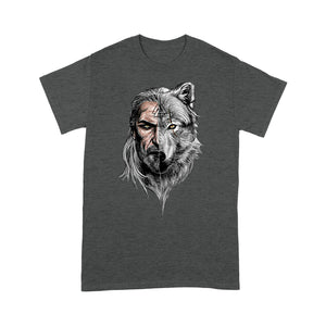 Viking T-shirt, Viking Warrior T-shirt - Viking Wolf T-shirt, Family Gift Idea For Men
