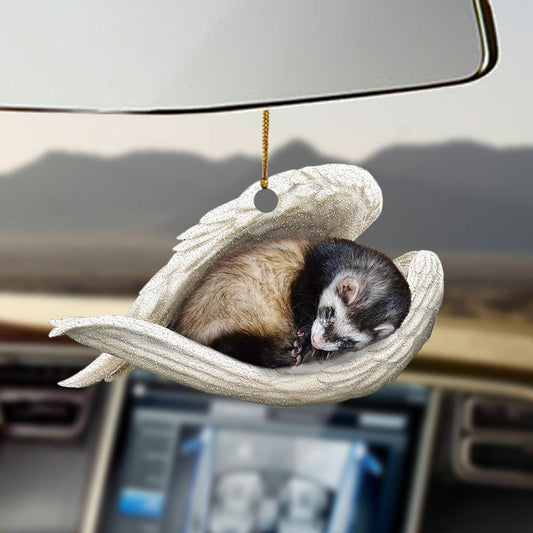 Ferret Sleeping Angel Ferret Lovers Ornamentg - Best gifts your whole family