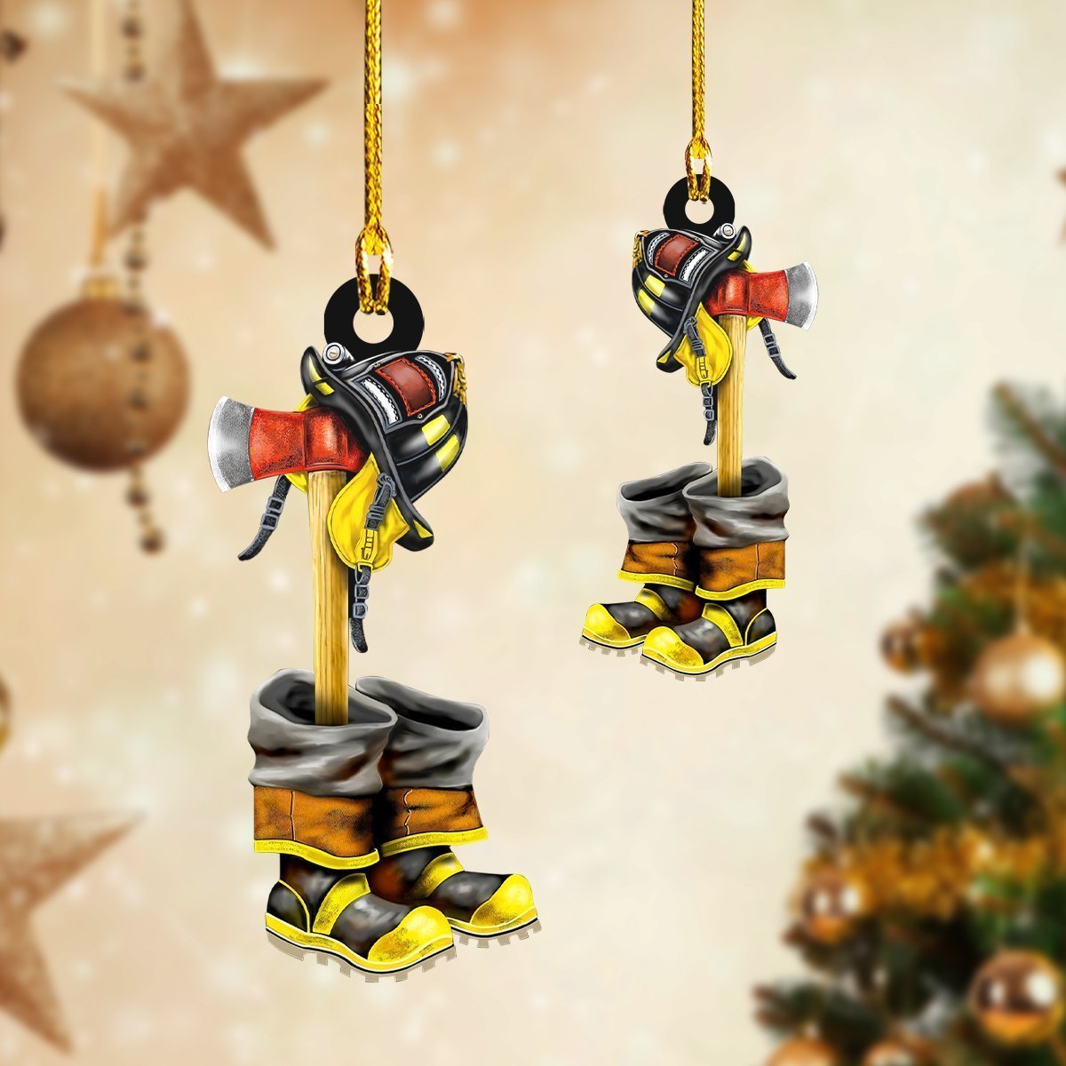 Firefigter - Fireman Car Ornament - Best gifts your whole family